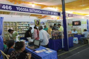 Visitors at the Stall in Chennai.