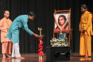 Pullela Gopichand, Chief National Coach, Indian Badminton team, lights the ceremonial lamp, Hyderabad.