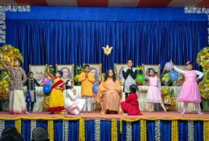 A skit by children, Dakshineswar.