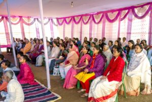 A section of devotees.