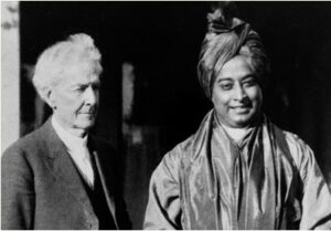 Yogananda with Luthar Burbank in Santa Rosa.