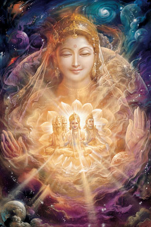 Divine Mother depicting