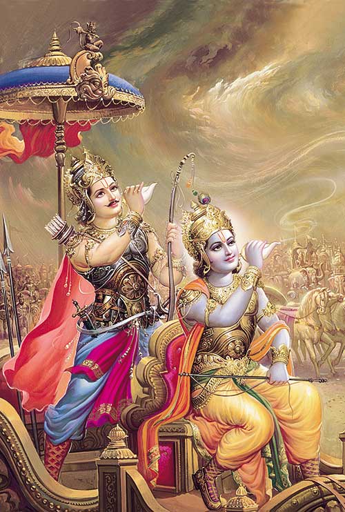 Krishna and Arjuna