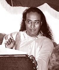 Yogananda speaking.