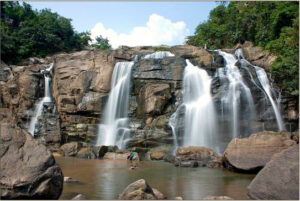 Waterfall depicting God's Healing Vibrations flowing to us