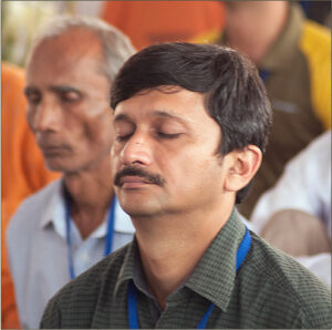 Devotee Meditating