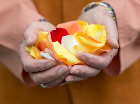 Offering flower prayer request